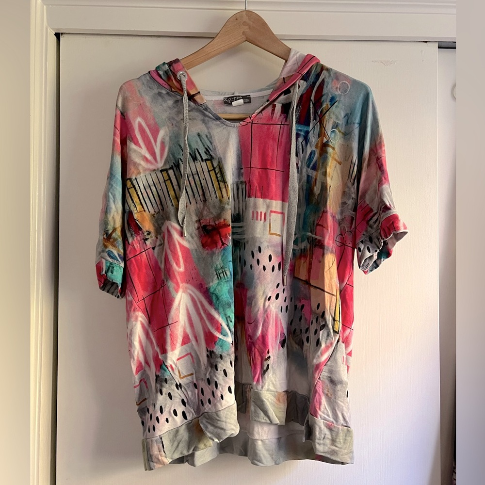 Dolcezza Simply Art hooded shirt, size XL